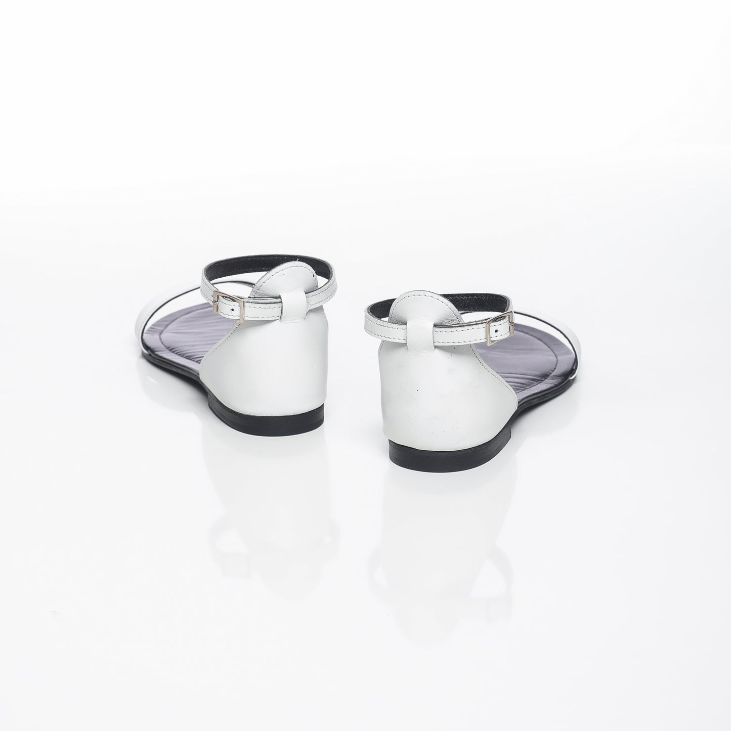 Violette Cuir Blanc