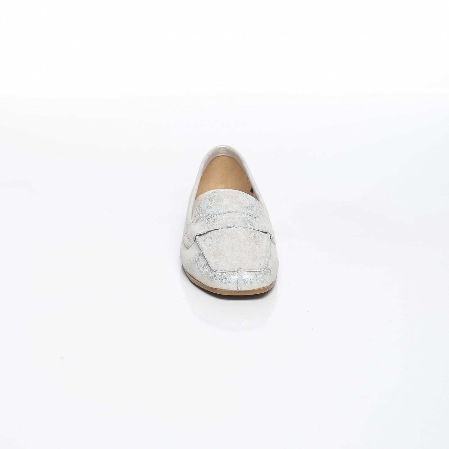 Elise Cuir Platiné Blanc