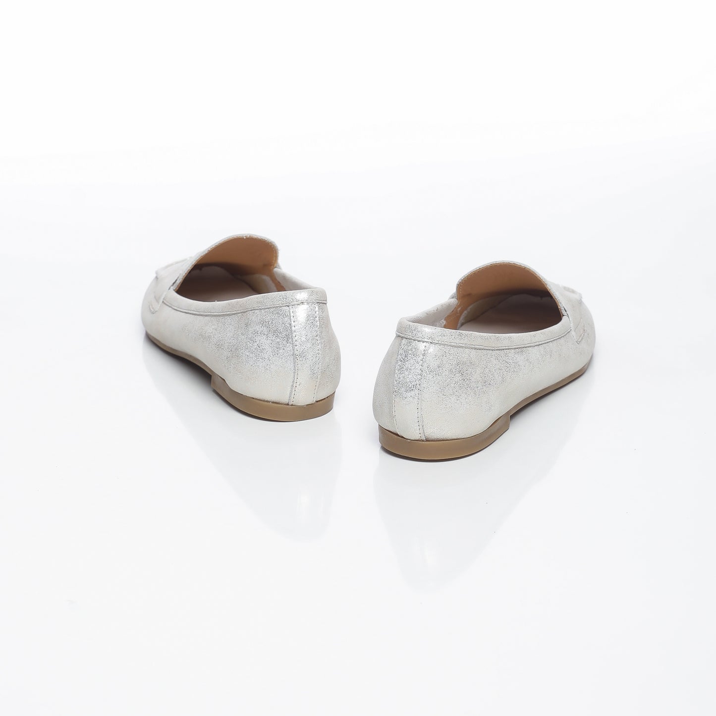 Elise Cuir Platiné Blanc