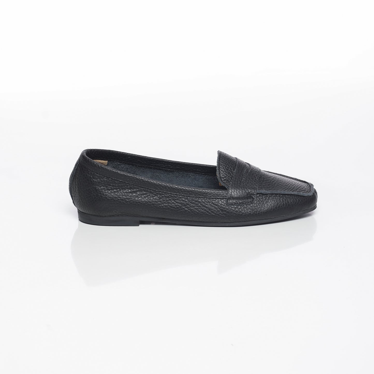 Elise Cuir Granulé Noir