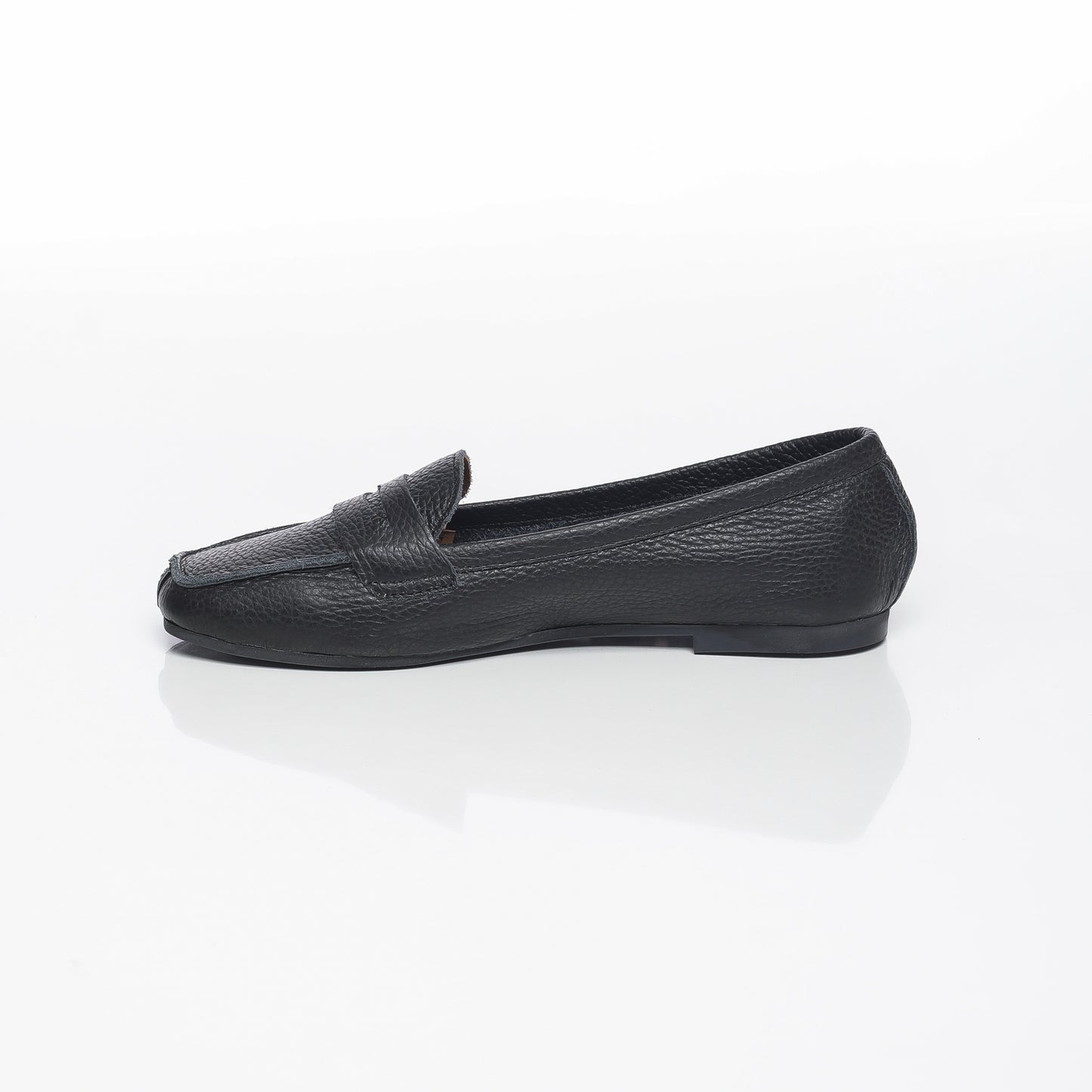 Elise Cuir Granulé Noir