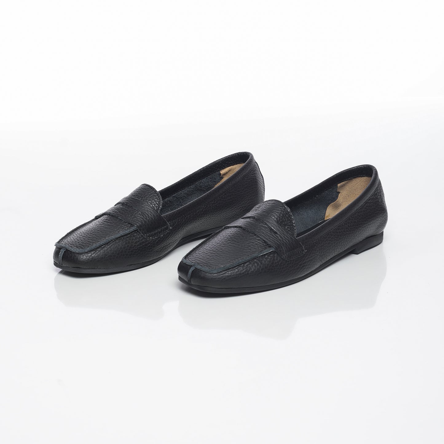 Elise Cuir Granulé Noir