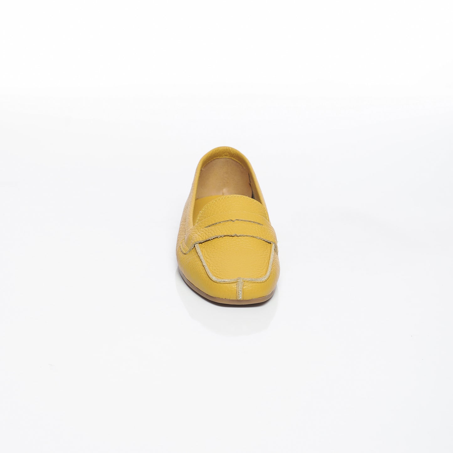 Elise Cuir Granulé Jaune