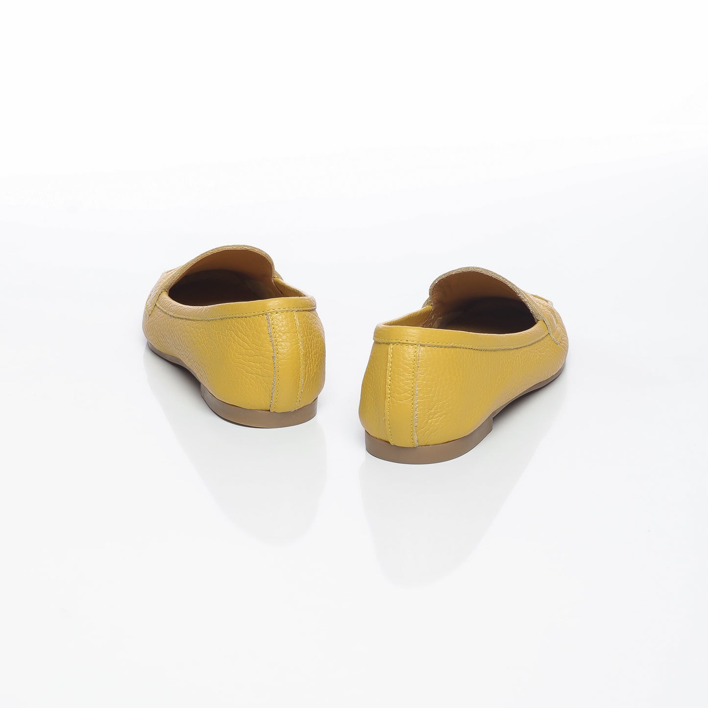 Elise Cuir Granulé Jaune