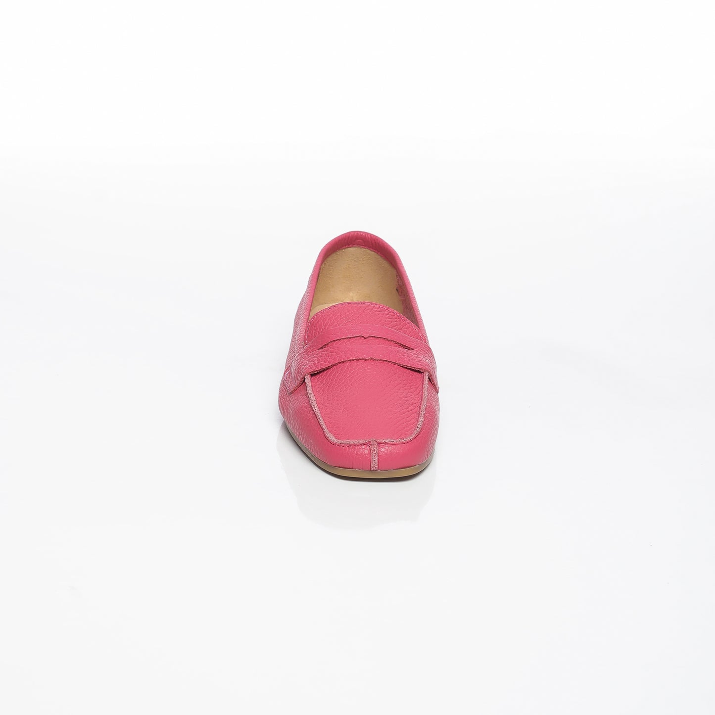 Elise Cuir Granulé Fuchsia