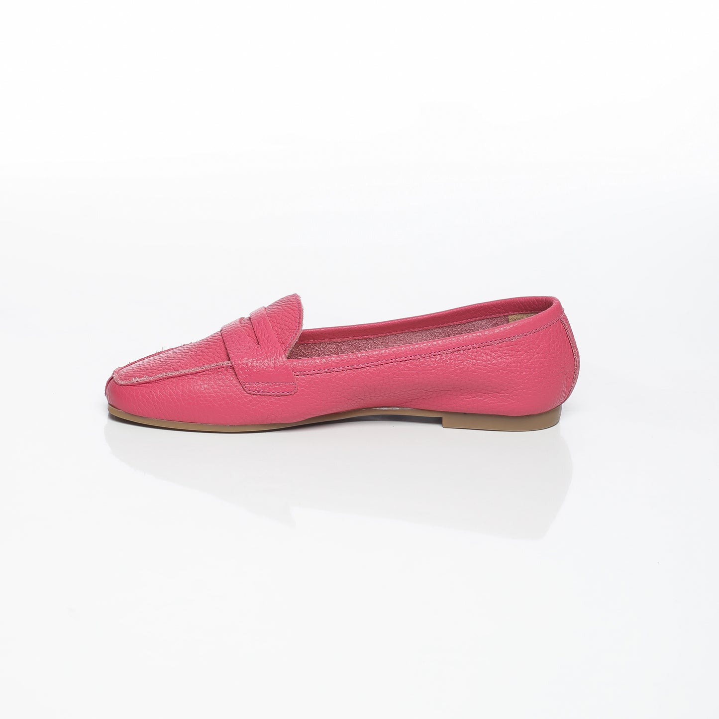 Elise Cuir Granulé Fuchsia