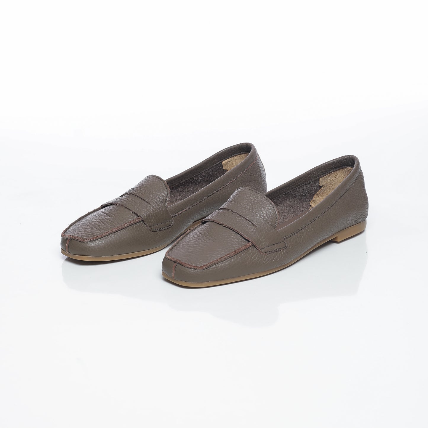 Elise Cuir Taupe
