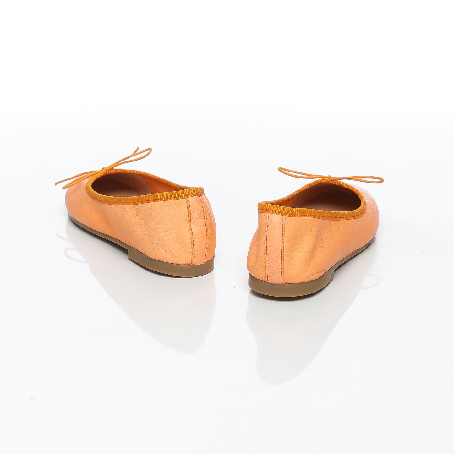 Chaussures Amêlie Cuir Orange AYDY