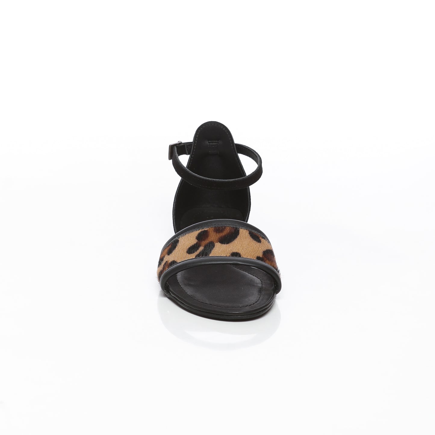 Vallino Cuir Noir & Cavallino Macculato