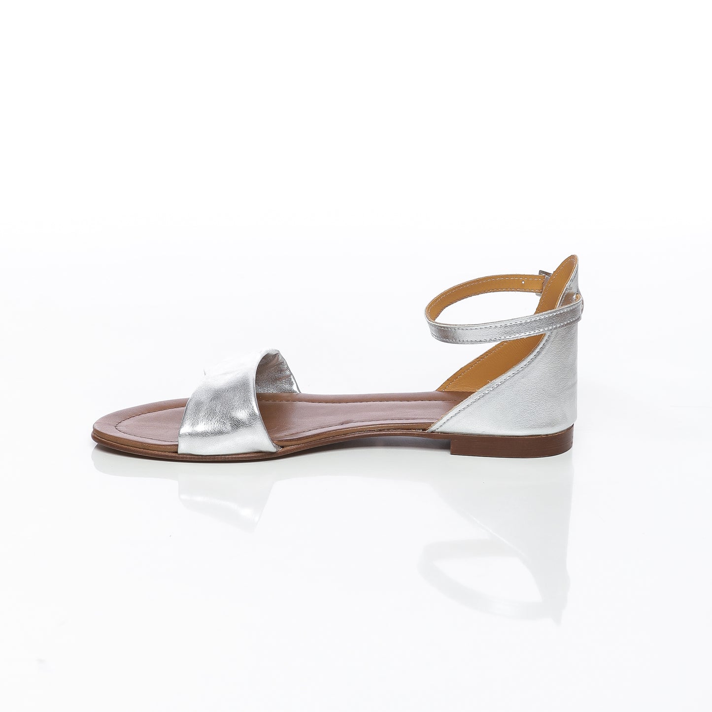 Lavande Cuir Laminato Argent