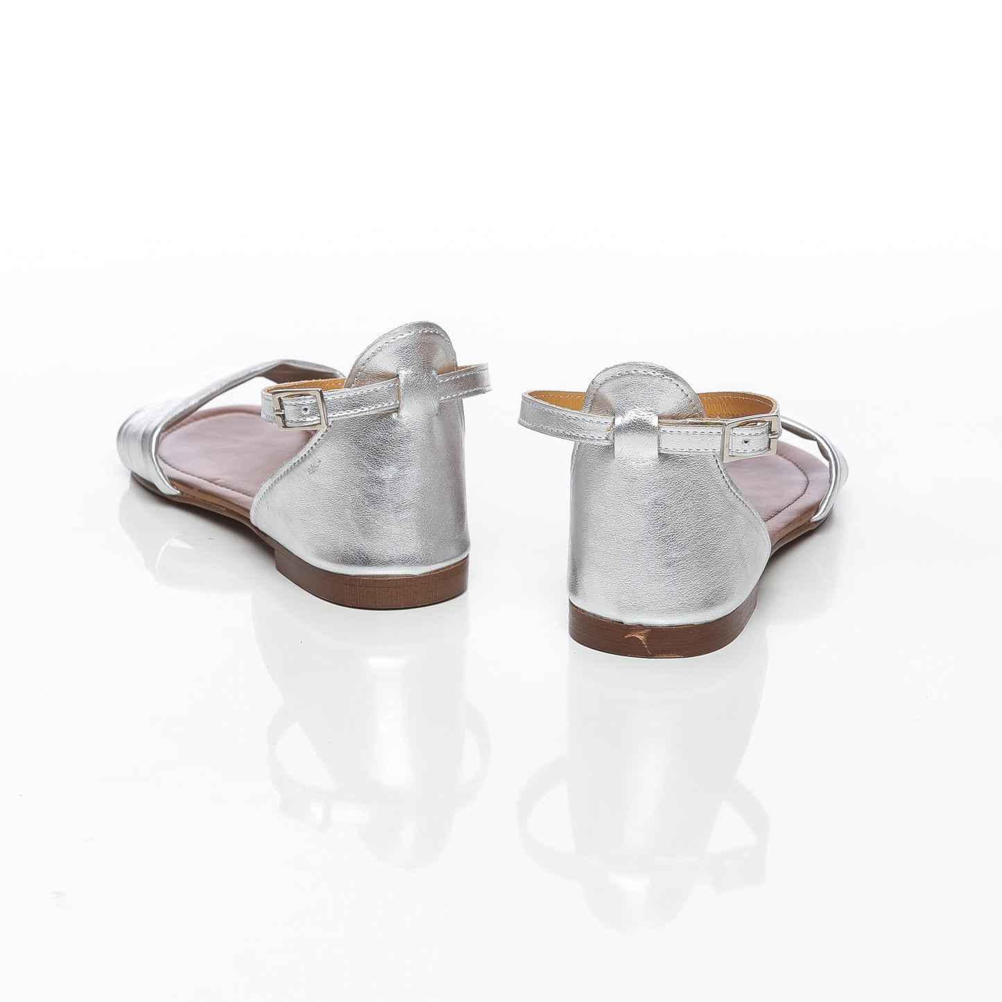 Lavande Cuir Laminato Argent