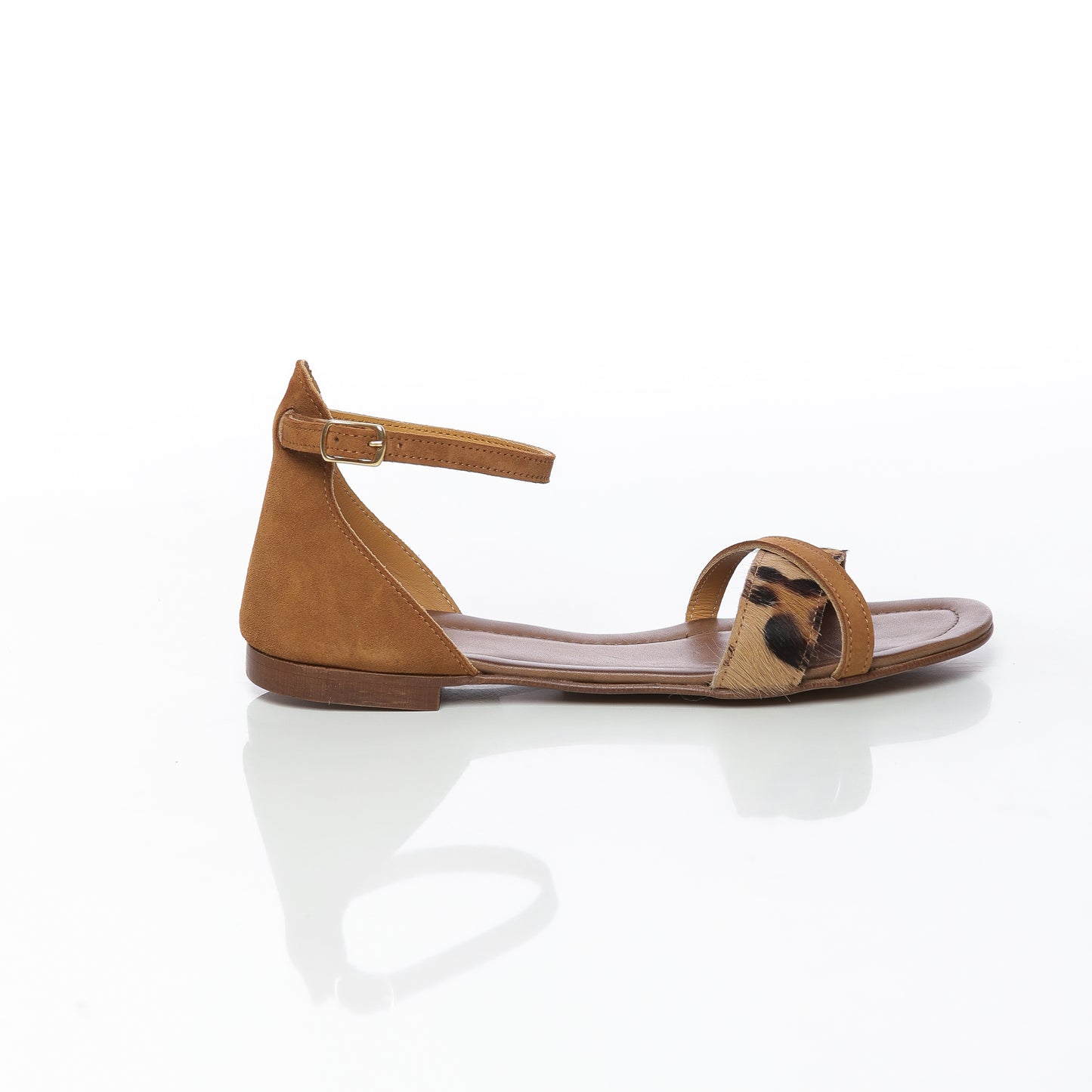 Pivoine Daim Camel & Leopard