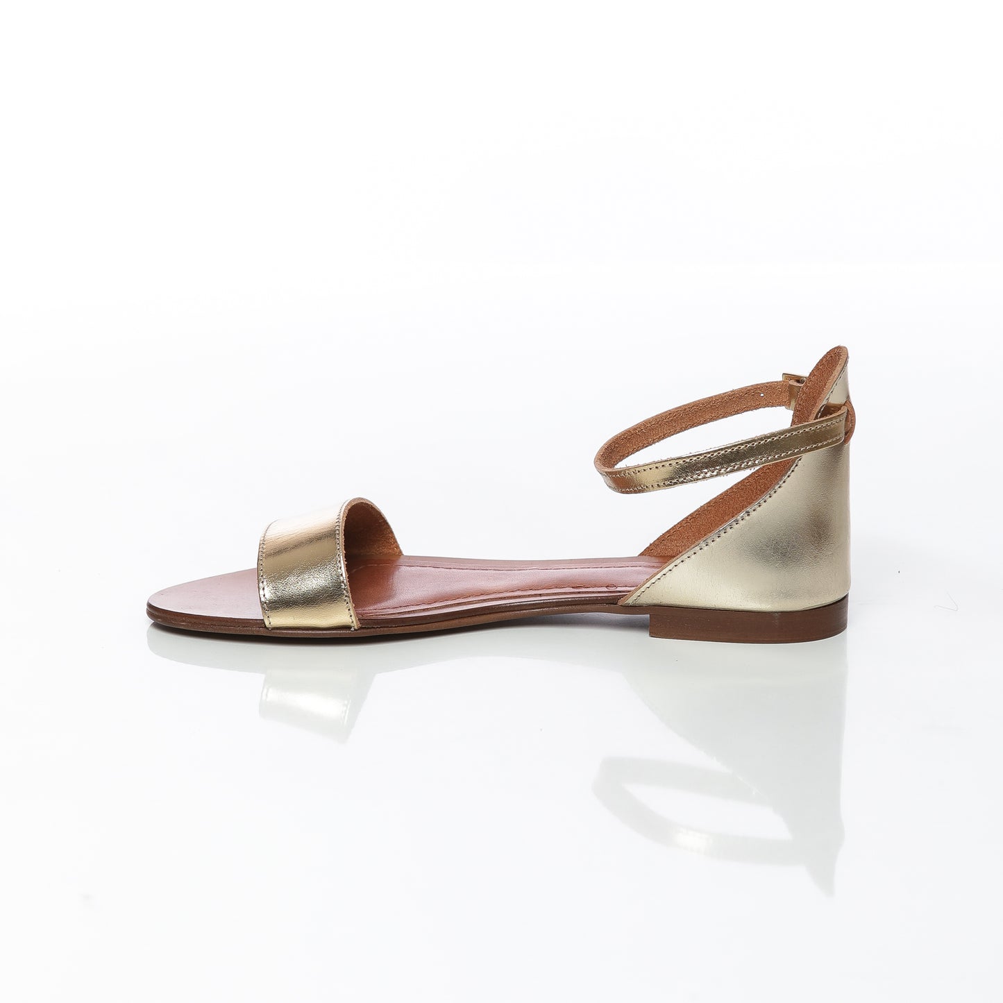 Violette Cuir Gold