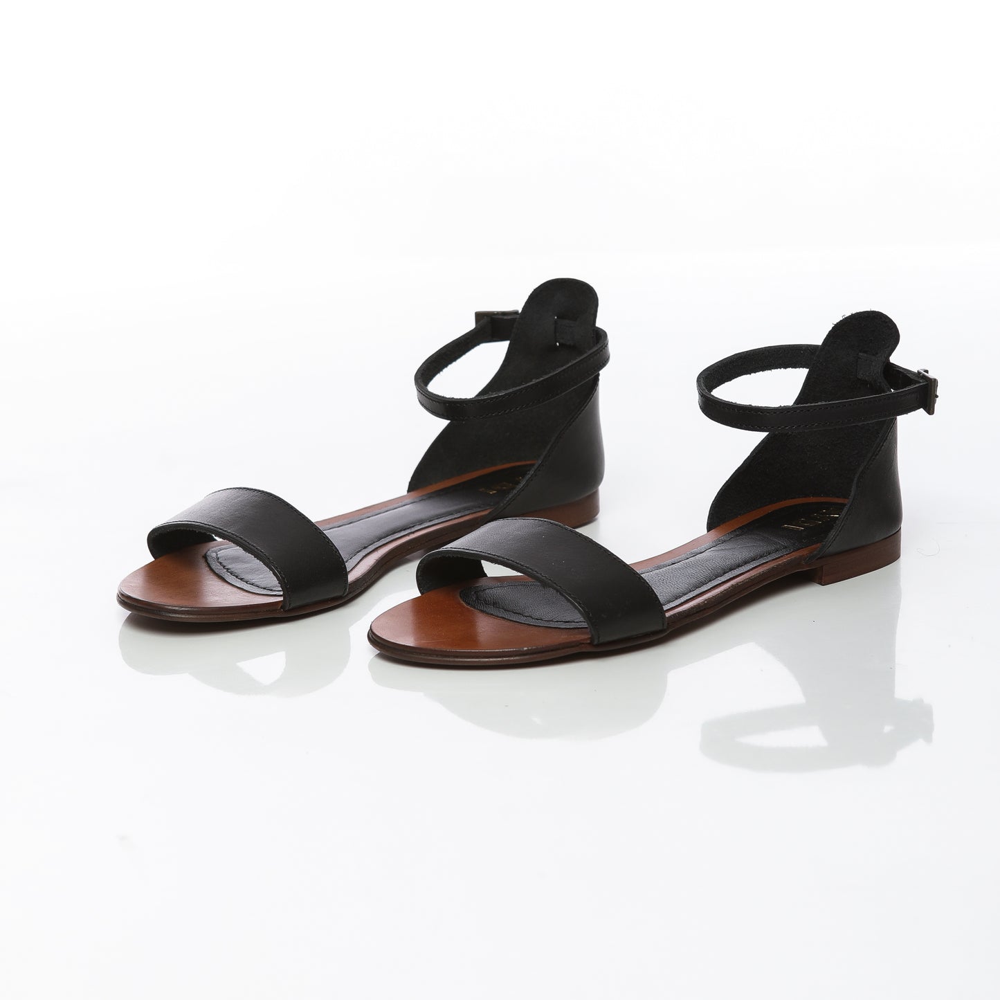 Violette Cuir Noir+