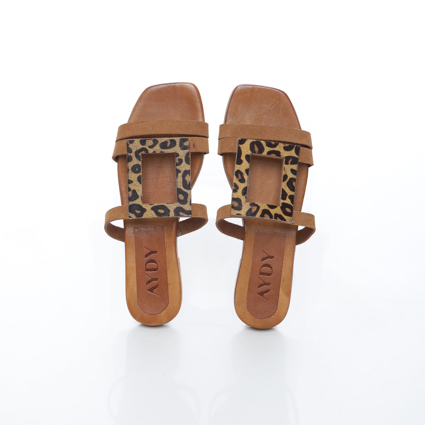 Carino Cuir Camel & Leopard