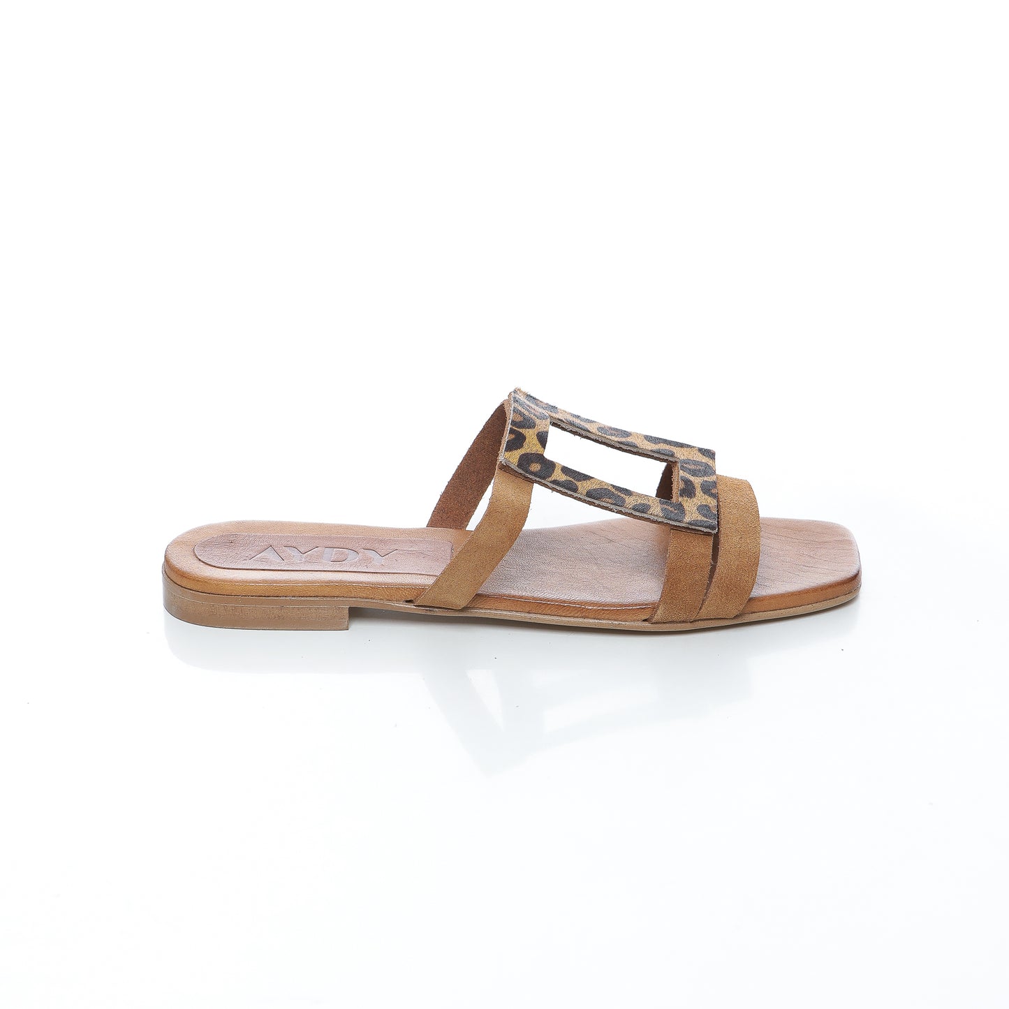 Carino Cuir Camel & Leopard