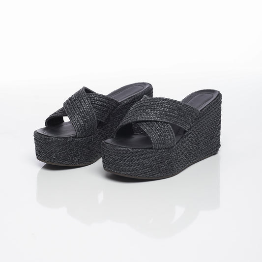 Lira Raffia Noir