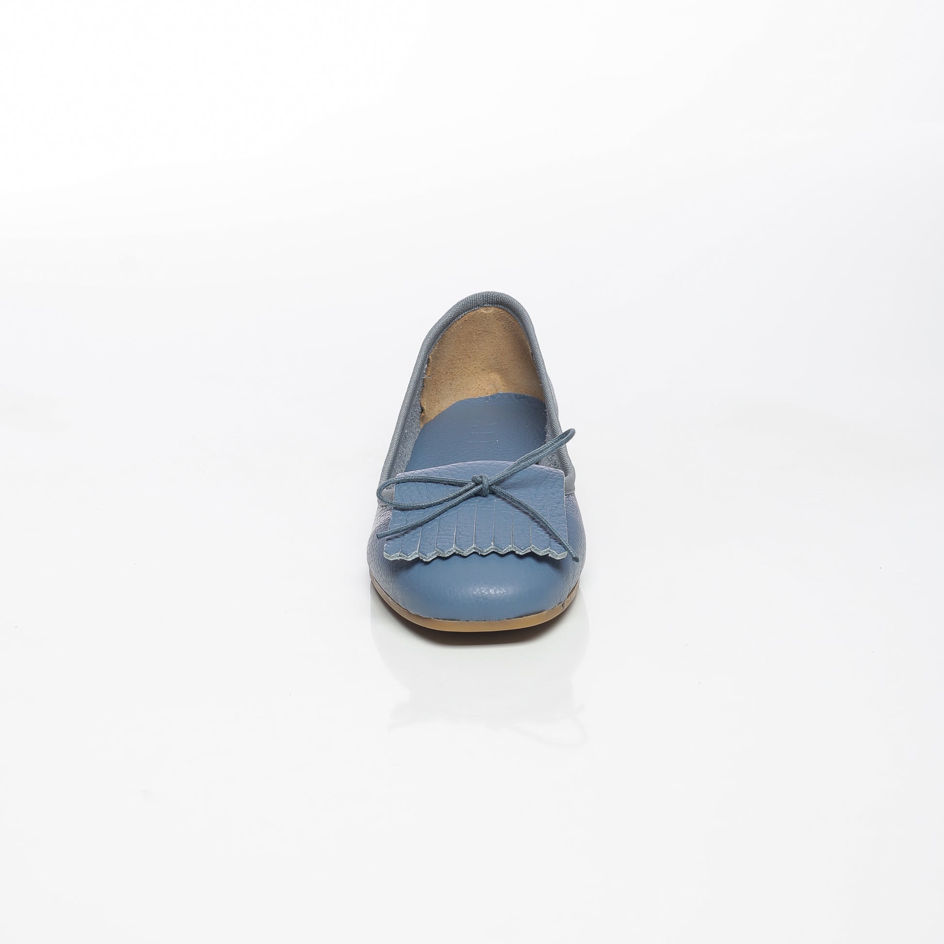 Juliette Cuir Granulé Bleu ciel