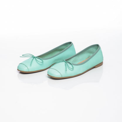 Chaussures Amêlie Cuir Vert AYDY