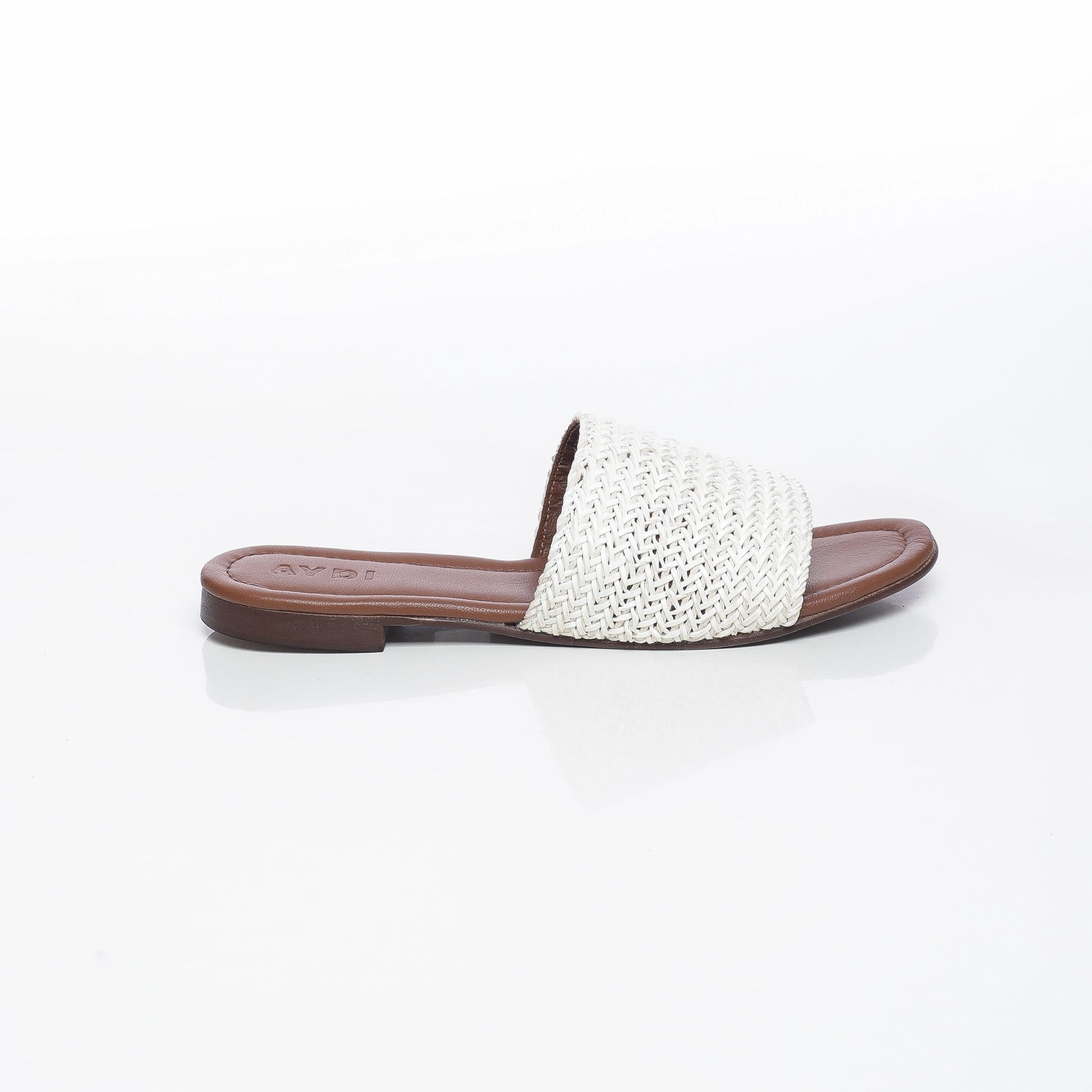 Cassandra Raffia Blanc