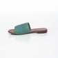 Cassandra Raffia Vert