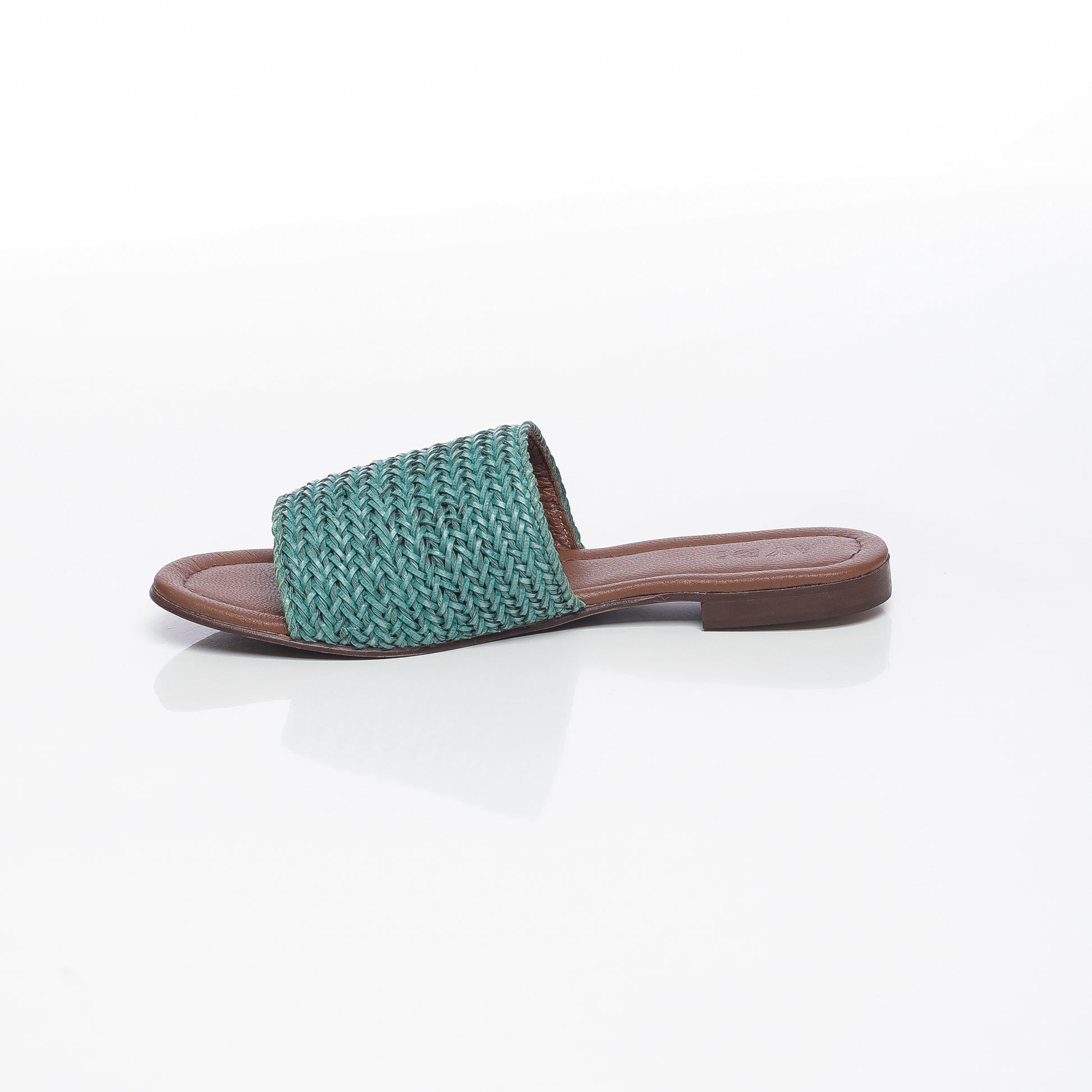 Cassandra Raffia Vert