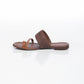 TRESSE Raffia Marron & Cuir Camel