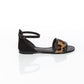 Vallino Cuir Noir & Cavallino Macculato