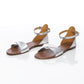 Lavande Cuir Laminato Argent