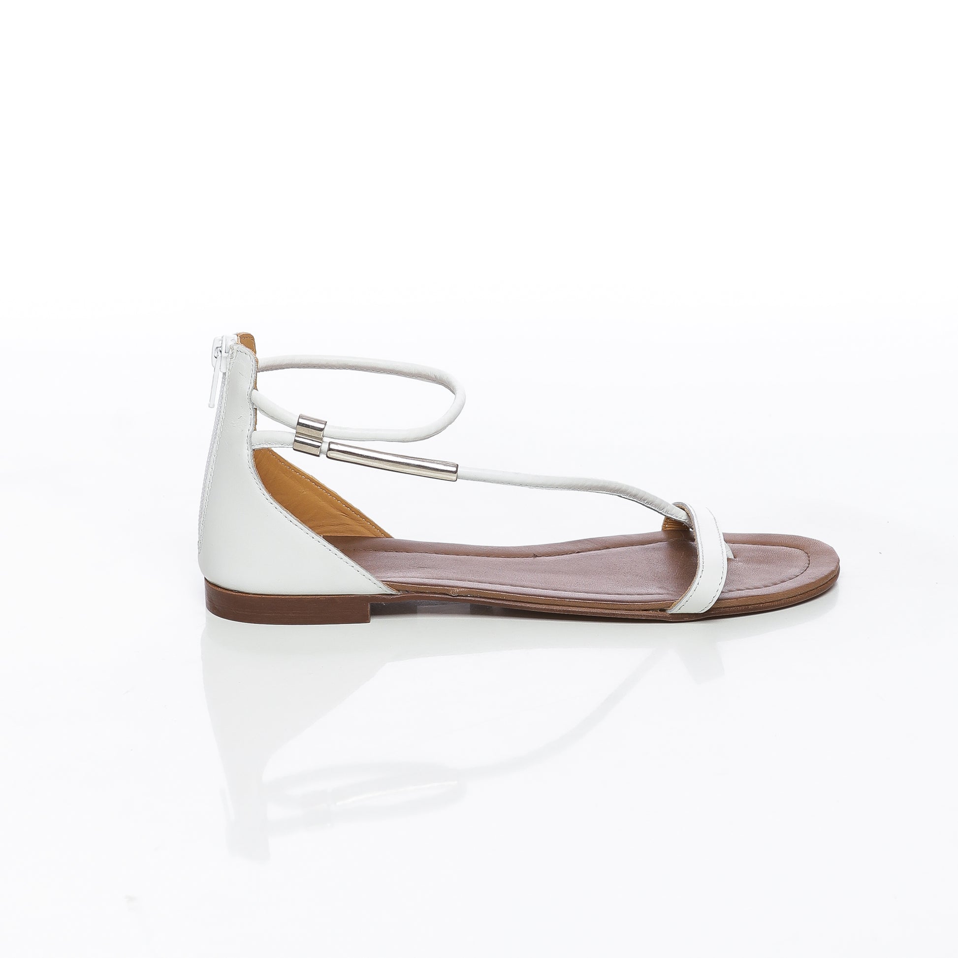 Thalia Cuir Blanc