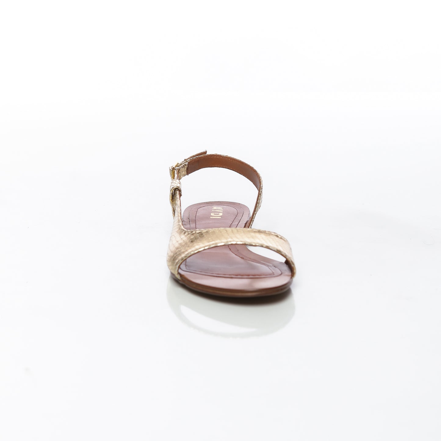 Tulipe Cuir Python Gold