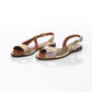 Tulipe Cuir Python Gold