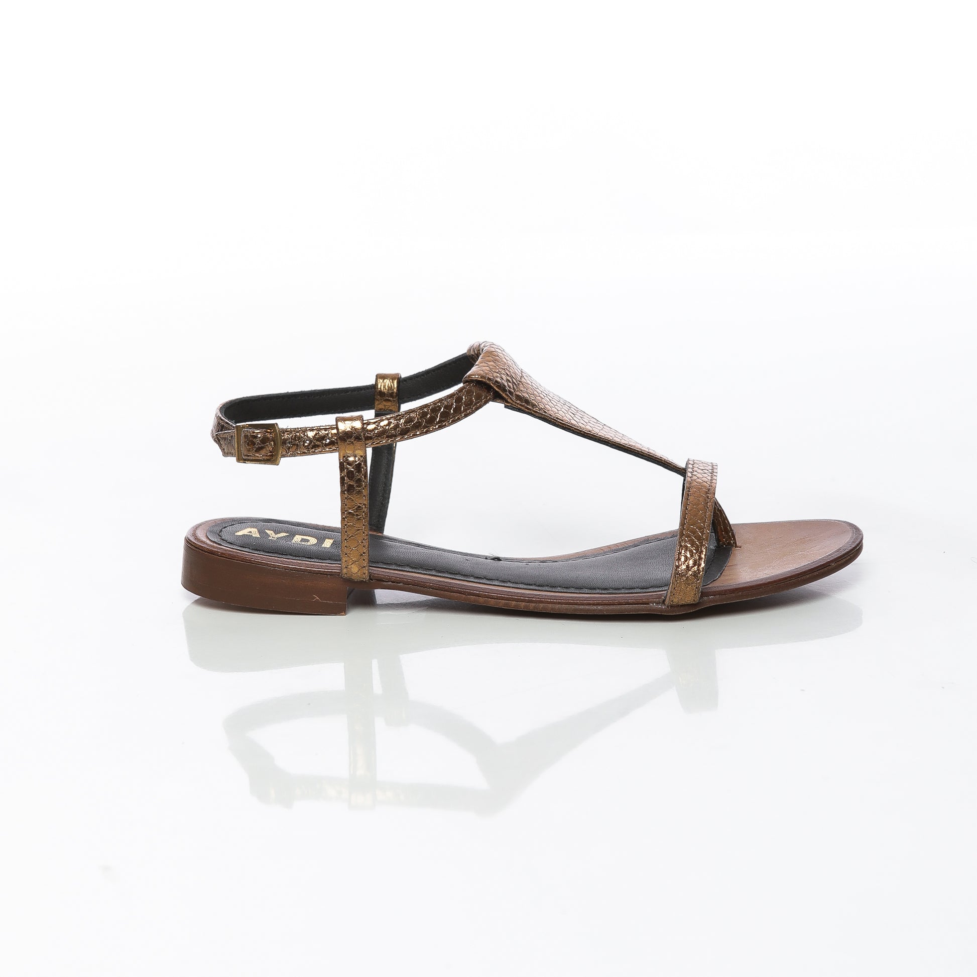 Loanna Cuir Python Bronze