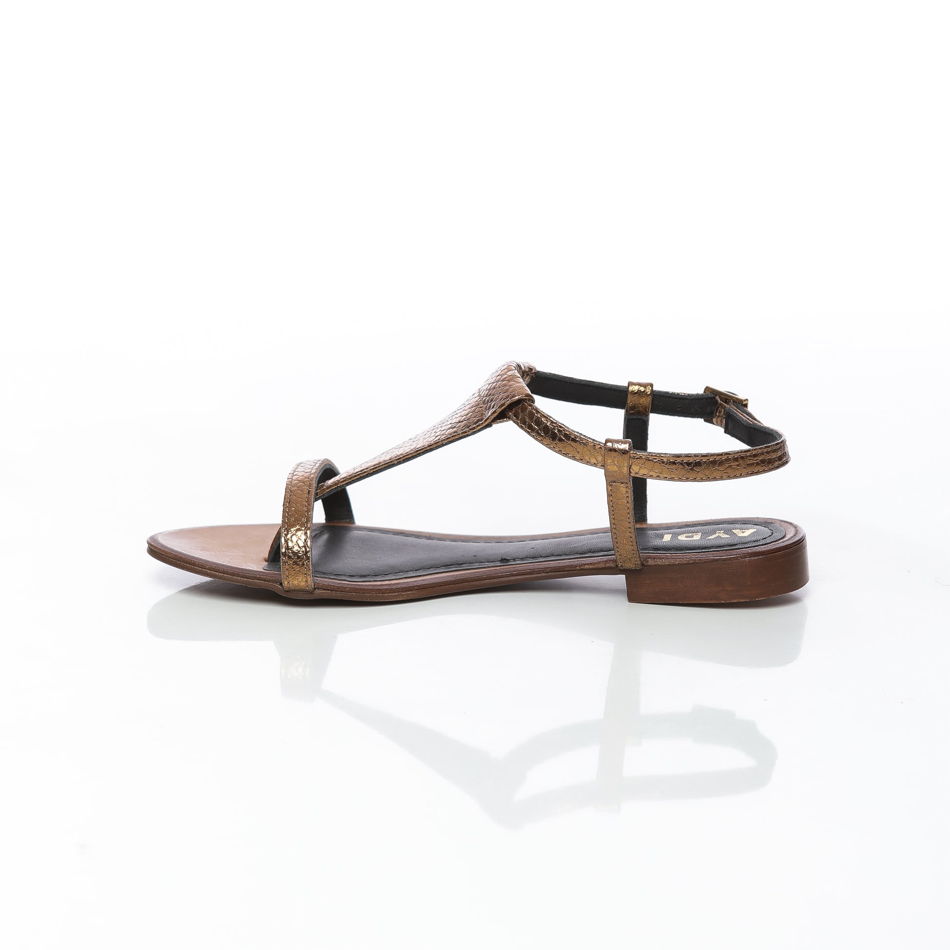 Loanna Cuir Python Bronze
