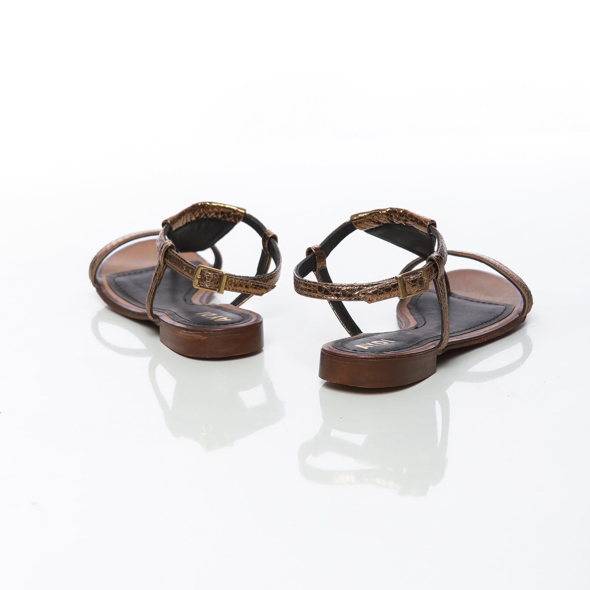Loanna Cuir Python Bronze