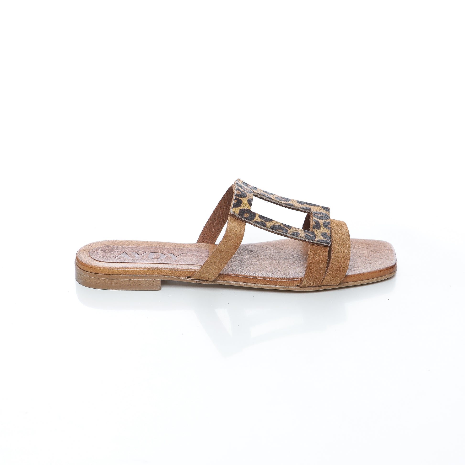 Carino Cuir Camel & Leopard