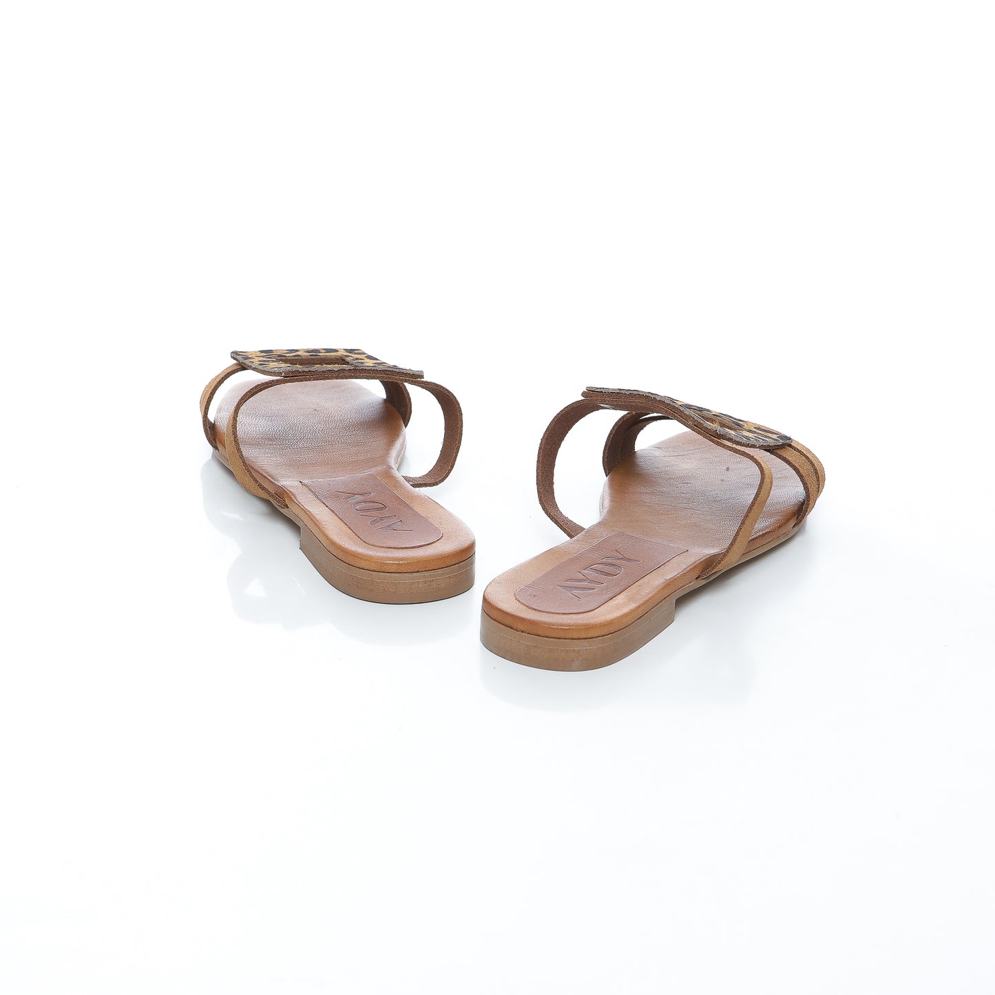 Carino Cuir Camel & Leopard