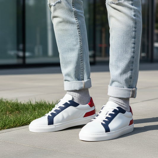 Chaussures Lumen Blanc,Bleu & rouge AYDY