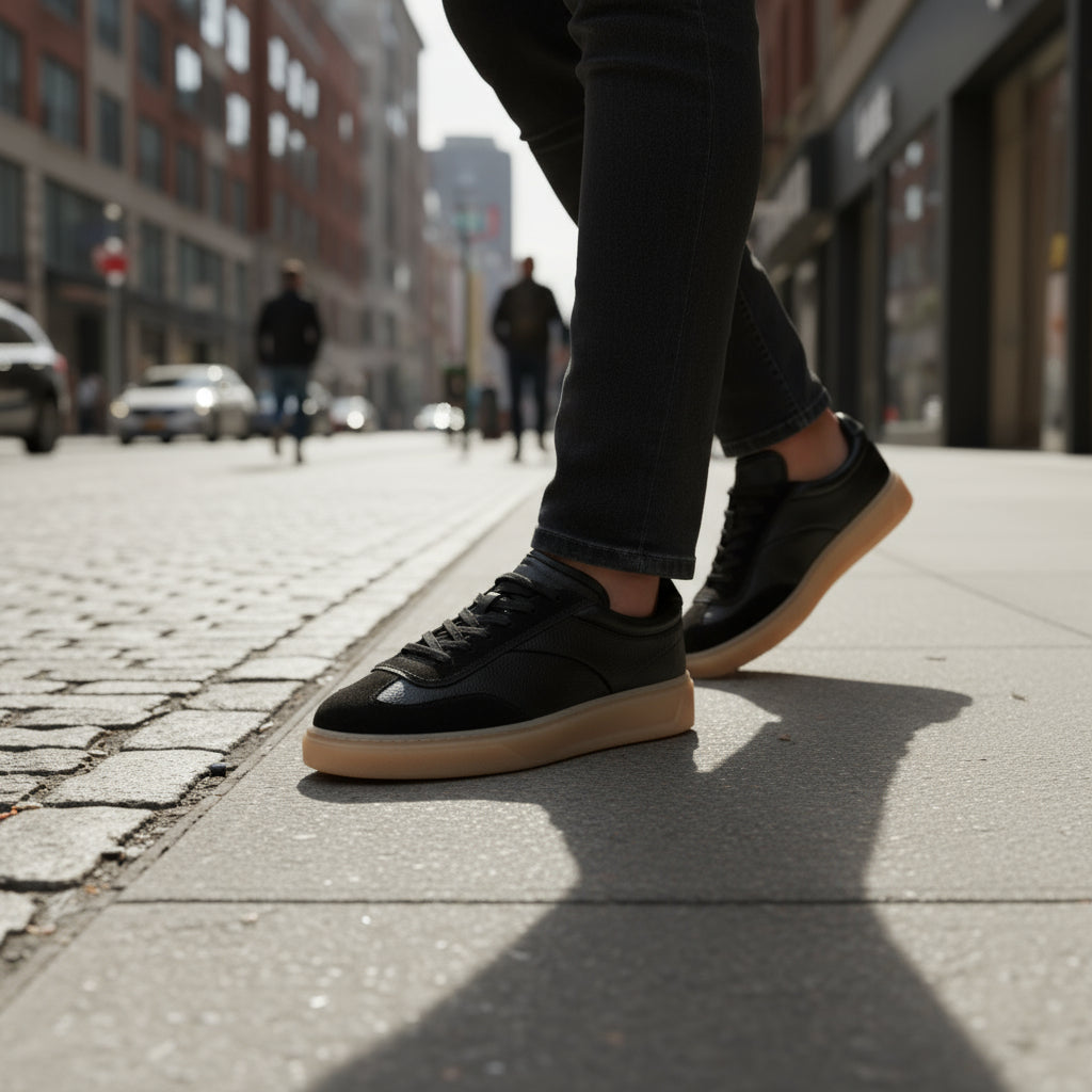 Sneaker Vento Granulé Noir AYDY